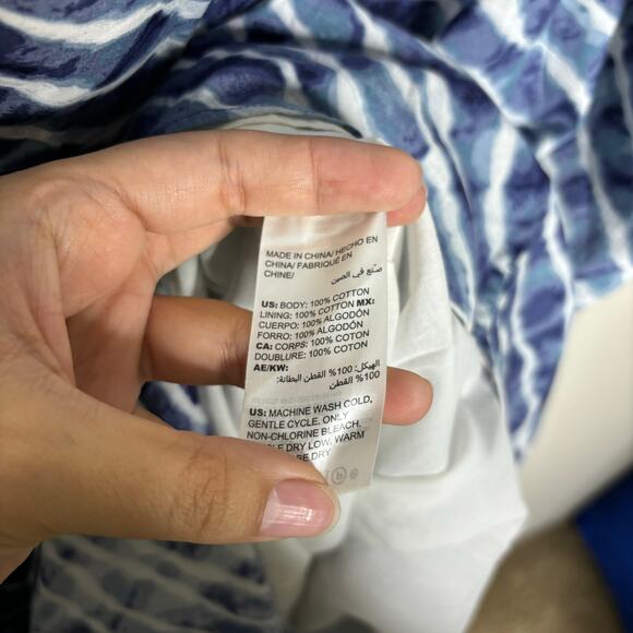 Chico's Blue Tie Dye Maxi Skirt Sz 3/XL - Picture 6 of 14